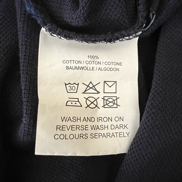 Castello Di Verrazzano Short Sleeve Navy Blue Polo Shirt size L Italy Explorer - Picture 10 of 10